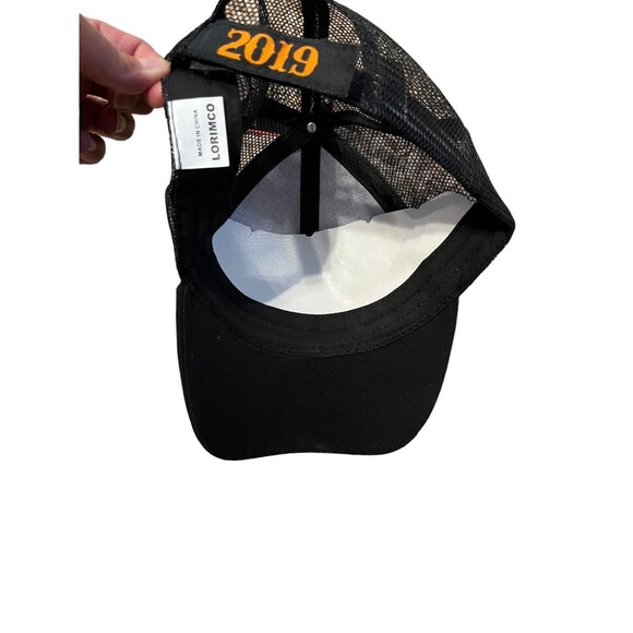 2019  79TH ANNUAL STURGIS BASEBALL HAT CAP NWT Motorcycle Black & Orange - Picture 2 of 4